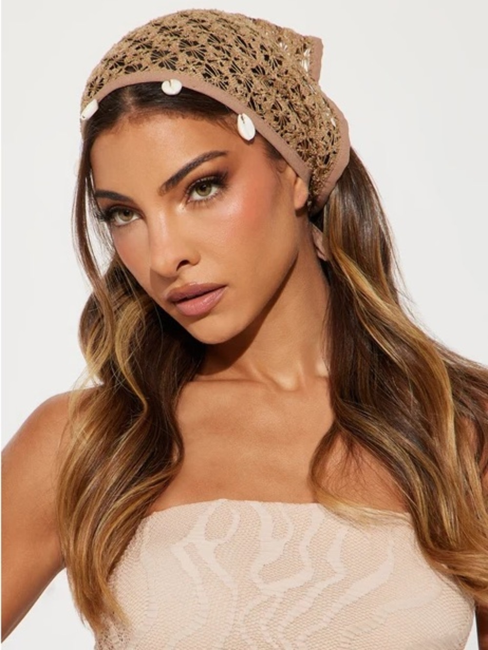 NWT! Seashell Headwrap